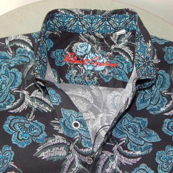 Robert Graham LAWS Floral Print Button Shirt - Picture 3 of 5